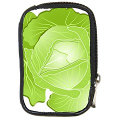 Cabbage Leaf Vegetable Green Compact Camera Cases by Mariart