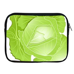 Cabbage Leaf Vegetable Green Apple Ipad 2/3/4 Zipper Cases by Mariart