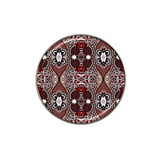 Batik Fabric Hat Clip Ball Marker (4 Pack) by Mariart
