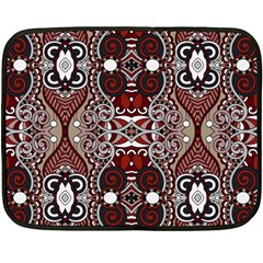 Batik Fabric Double Sided Fleece Blanket (mini) 