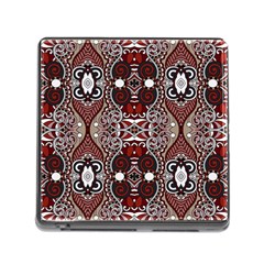 Batik Fabric Memory Card Reader (square) by Mariart