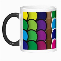 Circle Round Yellow Green Blue Purple Brown Orange Pink Morph Mugs by Mariart