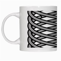 Circular Iron White Mugs by Mariart