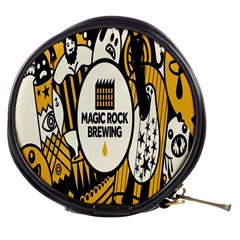 Easter Monster Sinister Happy Magic Rock Mask Face Yellow Magic Rock Mini Makeup Bags