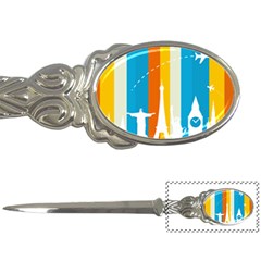 Eiffel Tower Monument Statue Of Liberty Letter Openers by Mariart