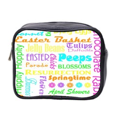 Easter Subway Blossoms Color Rainbow Chocolate Mini Toiletries Bag 2-side by Mariart