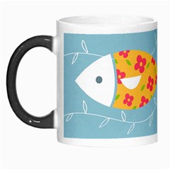 Fish Cute Swim Blue Sea Morph Mugs