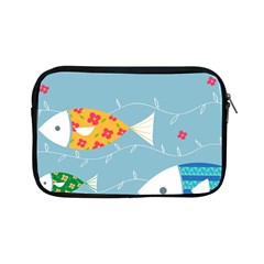 Fish Cute Swim Blue Sea Apple Ipad Mini Zipper Cases by Mariart