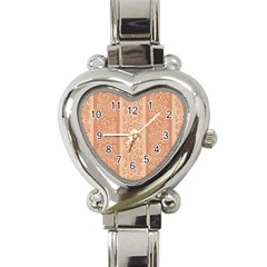 Flower Floral Leaf Frame Star Brown Heart Italian Charm Watch