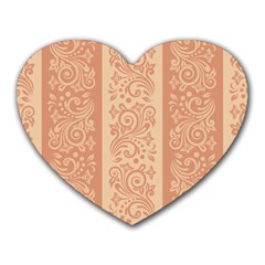 Flower Floral Leaf Frame Star Brown Heart Mousepads