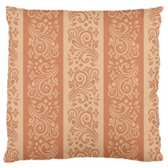 Flower Floral Leaf Frame Star Brown Standard Flano Cushion Case (One Side)