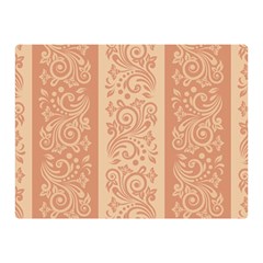 Flower Floral Leaf Frame Star Brown Double Sided Flano Blanket (Mini) 