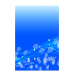 Fish Swim Blue Water Swea Beach Star Wave Chevron Shower Curtain 48  X 72  (small) 