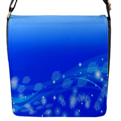 Fish Swim Blue Water Swea Beach Star Wave Chevron Flap Messenger Bag (s)