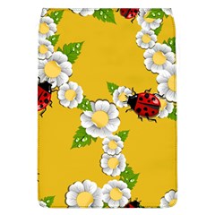 Flower Floral Sunflower Butterfly Red Yellow White Green Leaf Flap Covers (L) 