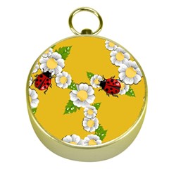 Flower Floral Sunflower Butterfly Red Yellow White Green Leaf Gold Compasses