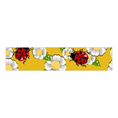 Flower Floral Sunflower Butterfly Red Yellow White Green Leaf Velvet Scrunchie