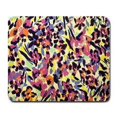 French Crepe Colour Pink Large Mousepads by Mariart