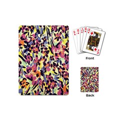 French Crepe Colour Pink Playing Cards (mini) 