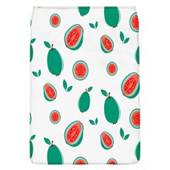 Fruit Green Red Guavas Leaf Flap Covers (l)  by Mariart