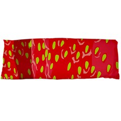 Fruit Seed Strawberries Red Yellow Frees Body Pillow Case Dakimakura (two Sides)