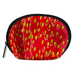 Fruit Seed Strawberries Red Yellow Frees Accessory Pouches (medium)  by Mariart