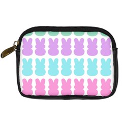 Happy Easter Rabbit Color Green Purple Blue Pink Digital Camera Cases by Mariart