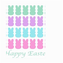 Happy Easter Rabbit Color Green Purple Blue Pink Large Garden Flag (two Sides)