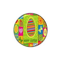 Happy Easter Butterfly Love Flower Floral Color Rainbow Hat Clip Ball Marker by Mariart