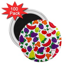 Fruite Watermelon 2 25  Magnets (100 Pack) 