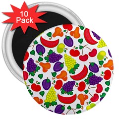 Fruite Watermelon 3  Magnets (10 Pack)  by Mariart