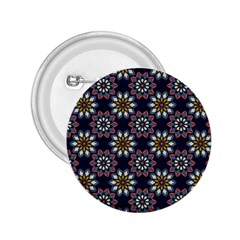 Floral Flower Star Blue 2 25  Buttons by Mariart