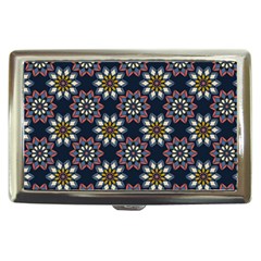 Floral Flower Star Blue Cigarette Money Cases