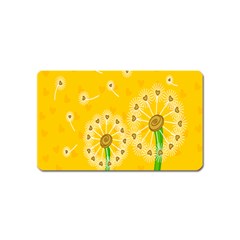 Leaf Flower Floral Sakura Love Heart Yellow Orange White Green Magnet (name Card)