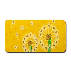 Leaf Flower Floral Sakura Love Heart Yellow Orange White Green Medium Bar Mats by Mariart