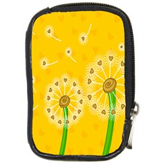 Leaf Flower Floral Sakura Love Heart Yellow Orange White Green Compact Camera Cases by Mariart