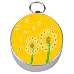 Leaf Flower Floral Sakura Love Heart Yellow Orange White Green Silver Compasses by Mariart