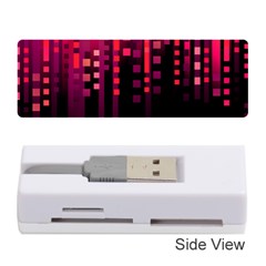 Line Vertical Plaid Light Black Red Purple Pink Sexy Memory Card Reader (stick)  by Mariart