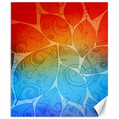 Leaf Color Sam Rainbow Canvas 20  X 24   by Mariart