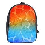 Leaf Color Sam Rainbow School Bags(Large)  Front