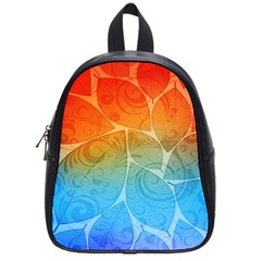 Leaf Color Sam Rainbow School Bags (small)  by Mariart