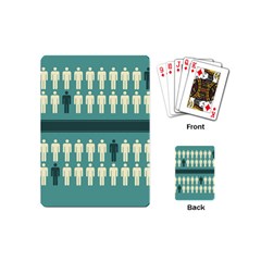 Man Peoplr Line Playing Cards (mini) 