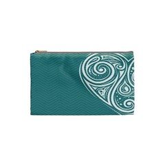 Line Wave Chevron Star Blue Love Heart Sea Beach Cosmetic Bag (small)  by Mariart