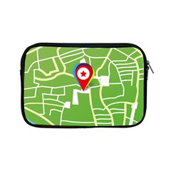 Map Street Star Location Apple Ipad Mini Zipper Cases