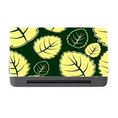 Leaf Green Yellow Memory Card Reader With Cf by Mariart