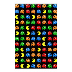 Pacman Seamless Generated Monster Eat Hungry Eye Mask Face Rainbow Color Shower Curtain 48  X 72  (small)  by Mariart