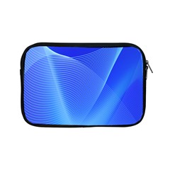 Line Net Light Blue White Chevron Wave Waves Apple Ipad Mini Zipper Cases by Mariart