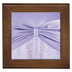 Ribbon Purple Sexy Framed Tiles