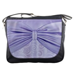 Ribbon Purple Sexy Messenger Bags by Mariart