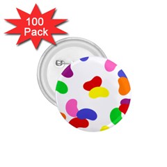 Seed Beans Color Rainbow 1 75  Buttons (100 Pack)  by Mariart